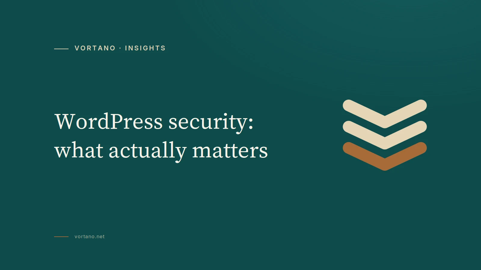 WordPress security: what actually matters